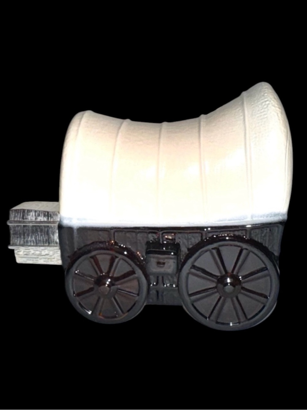 Vintage AVON Covered Wagon EMPTY Wild Country After Shave Bottle